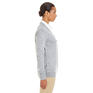 Harriton Ladies' Pilbloc™ V-Neck Button Cardigan Sweater