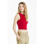 Bella + Canvas Ladies' Micro Rib Muscle Crop Tank