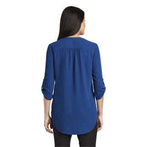 Port Authority Women's 3/4-Sleeve Tunic Blouse.