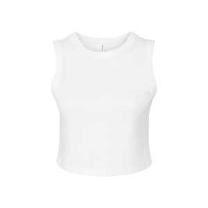 Bella + Canvas Ladies' Micro Rib Muscle Crop Tank