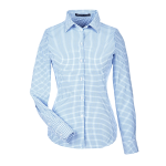 Devon & Jones CrownLux Performance® Ladies' Micro Windowpane Shirt