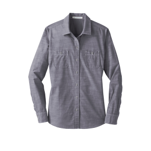 Port Authority® Slub Chambray Shirt - Women's